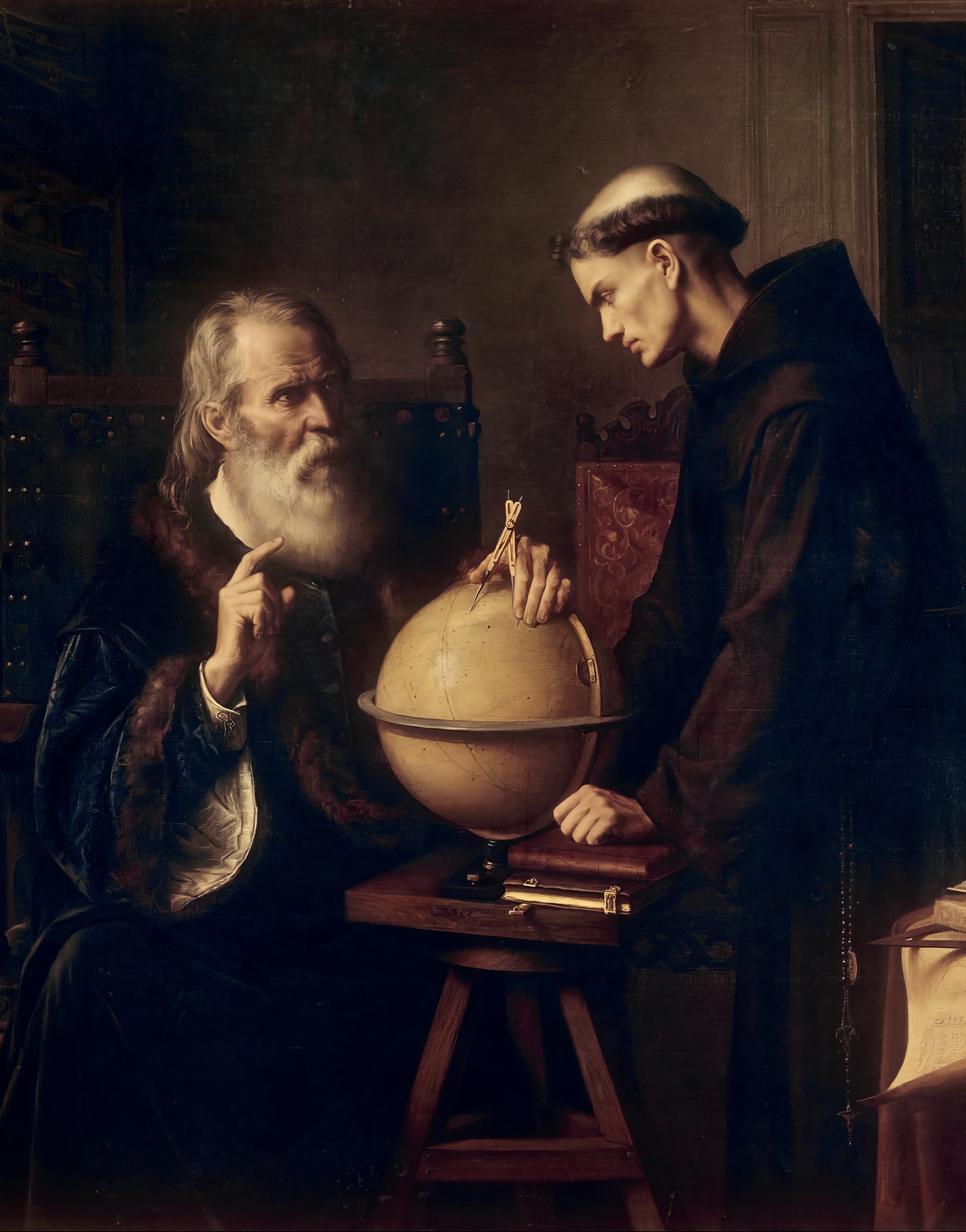 Galileo Demonstrating the New Astronomical Theories at the University of Padua (1873)